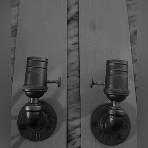 Mercantile Design Industrial Wall Sconce Set